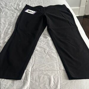 Hilary Radley-Size 14 Black Straight-Leg Pants-NWTO
